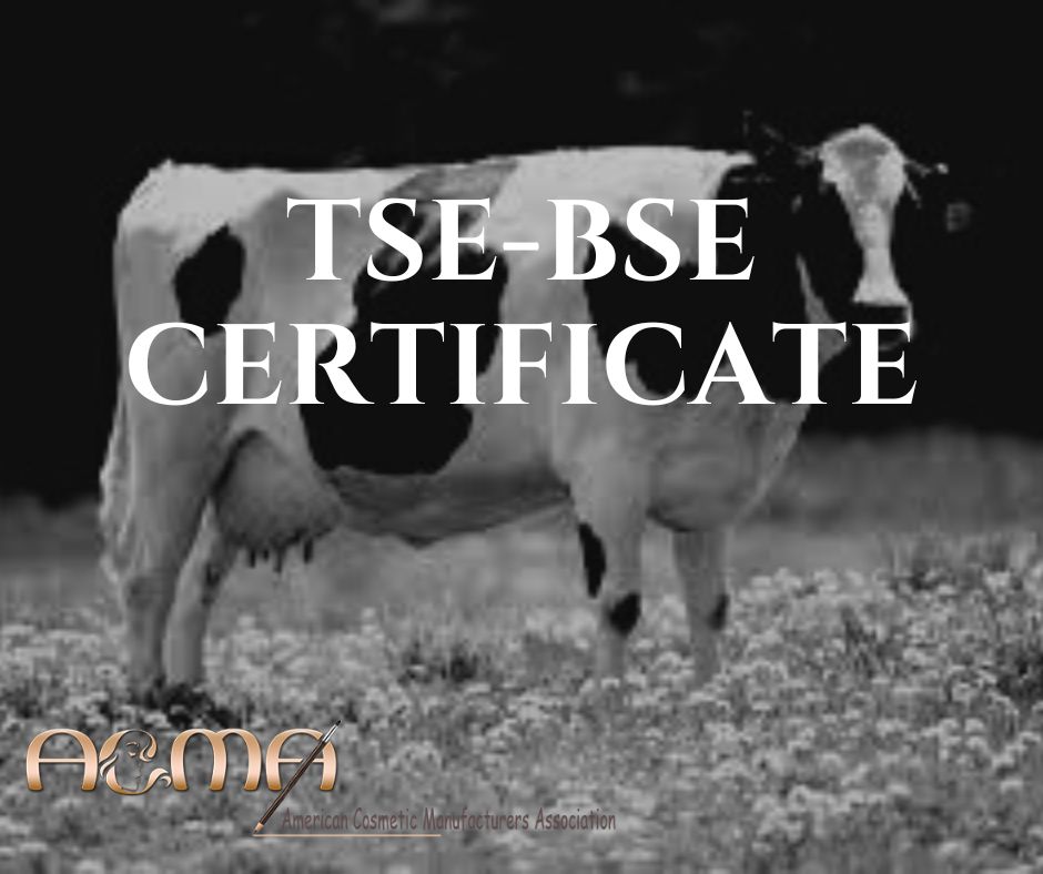 Facts About Tse-Bse Certificate Revealed