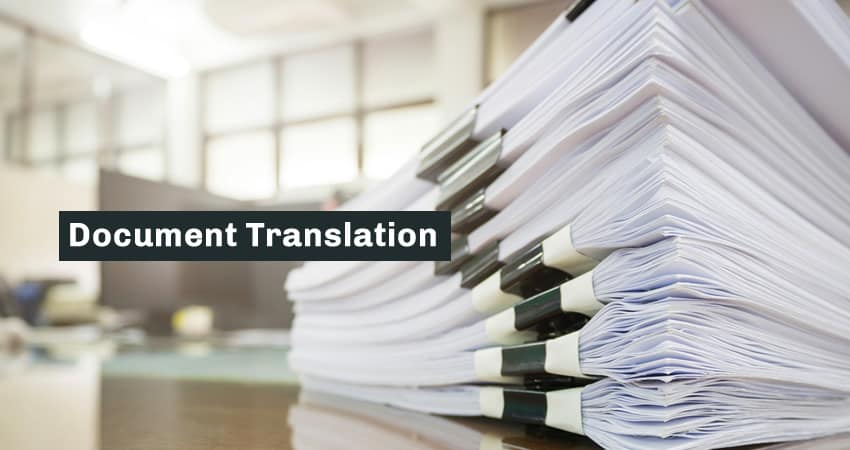 Different Types of Document Translation